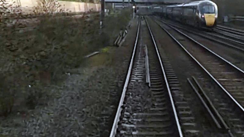 Screencap of video depicting cab ride from Ealing to Paddington December 2019.