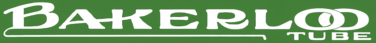 Text (white on green background) says Bakerloo Tube.