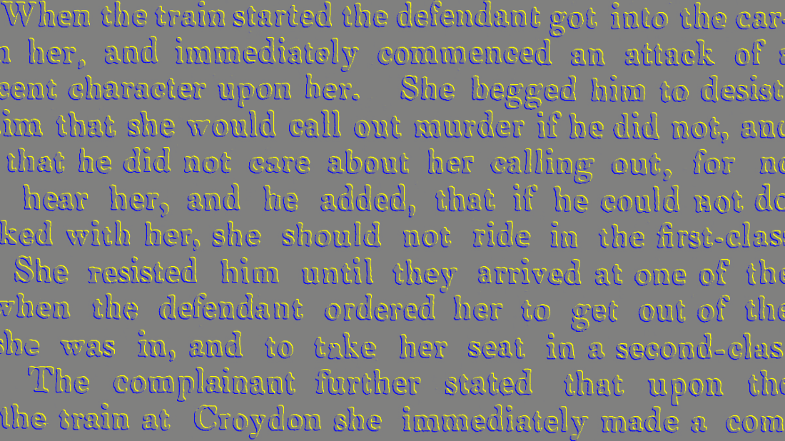 A certain problem with the railways