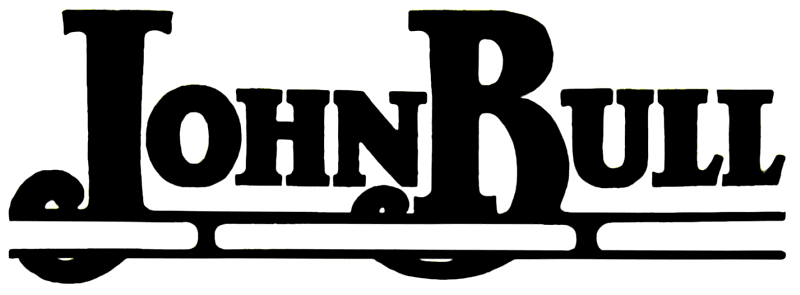 Text (black on white background) says John Bull.