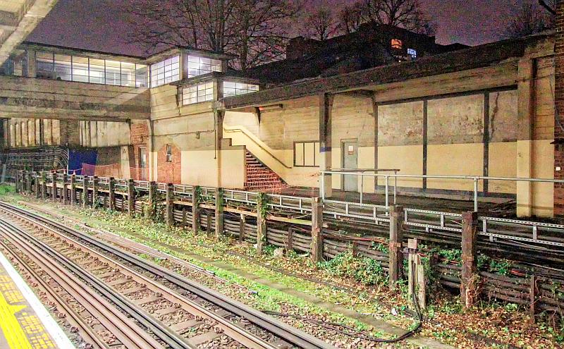 Old tube station reveals itself!