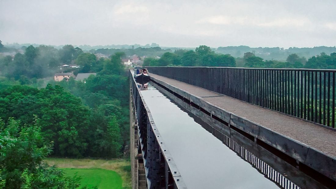 Pontcysyllte aqueduct chaos!